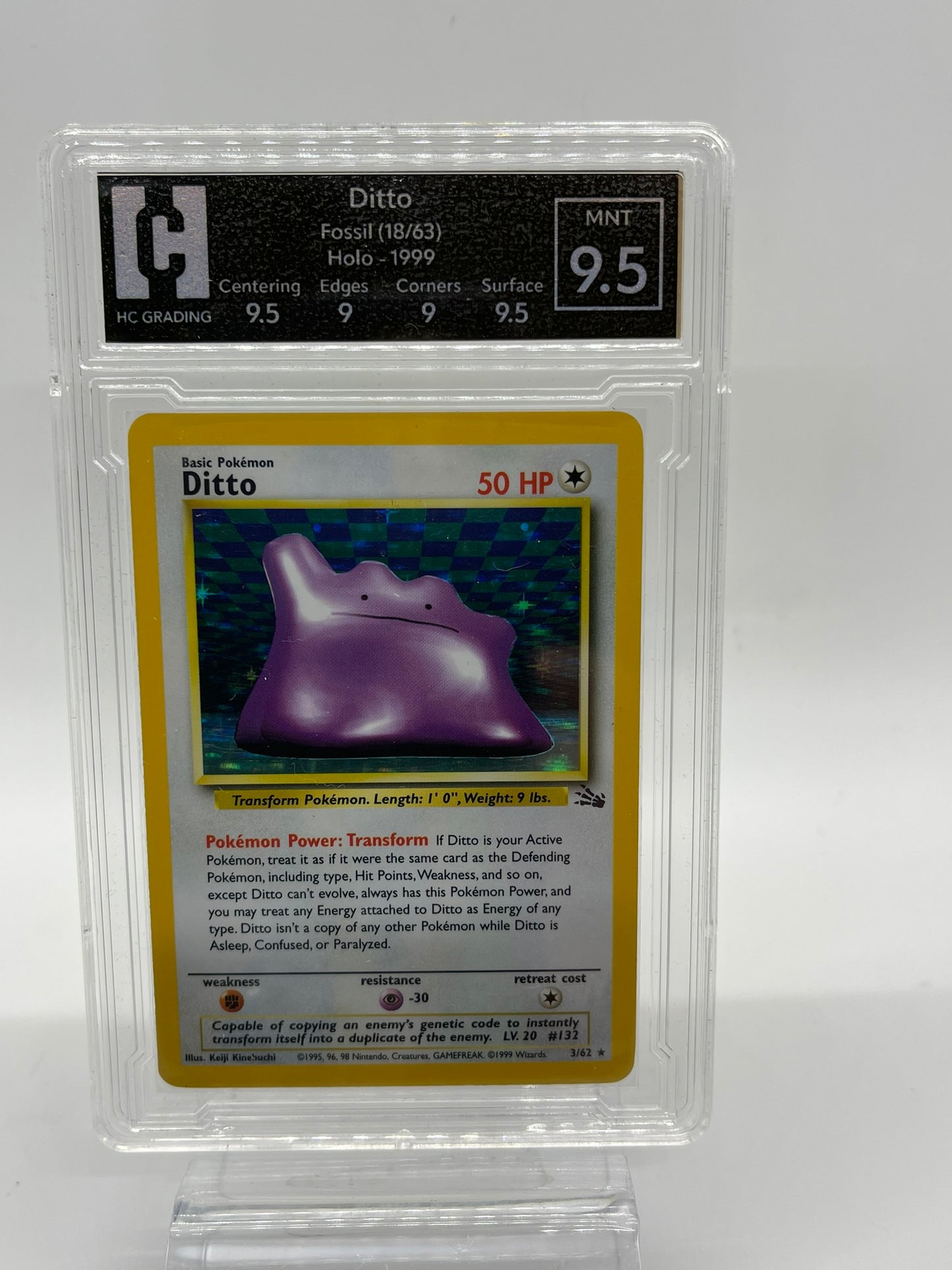 Ditto - Fossil 18/63 HG Grading