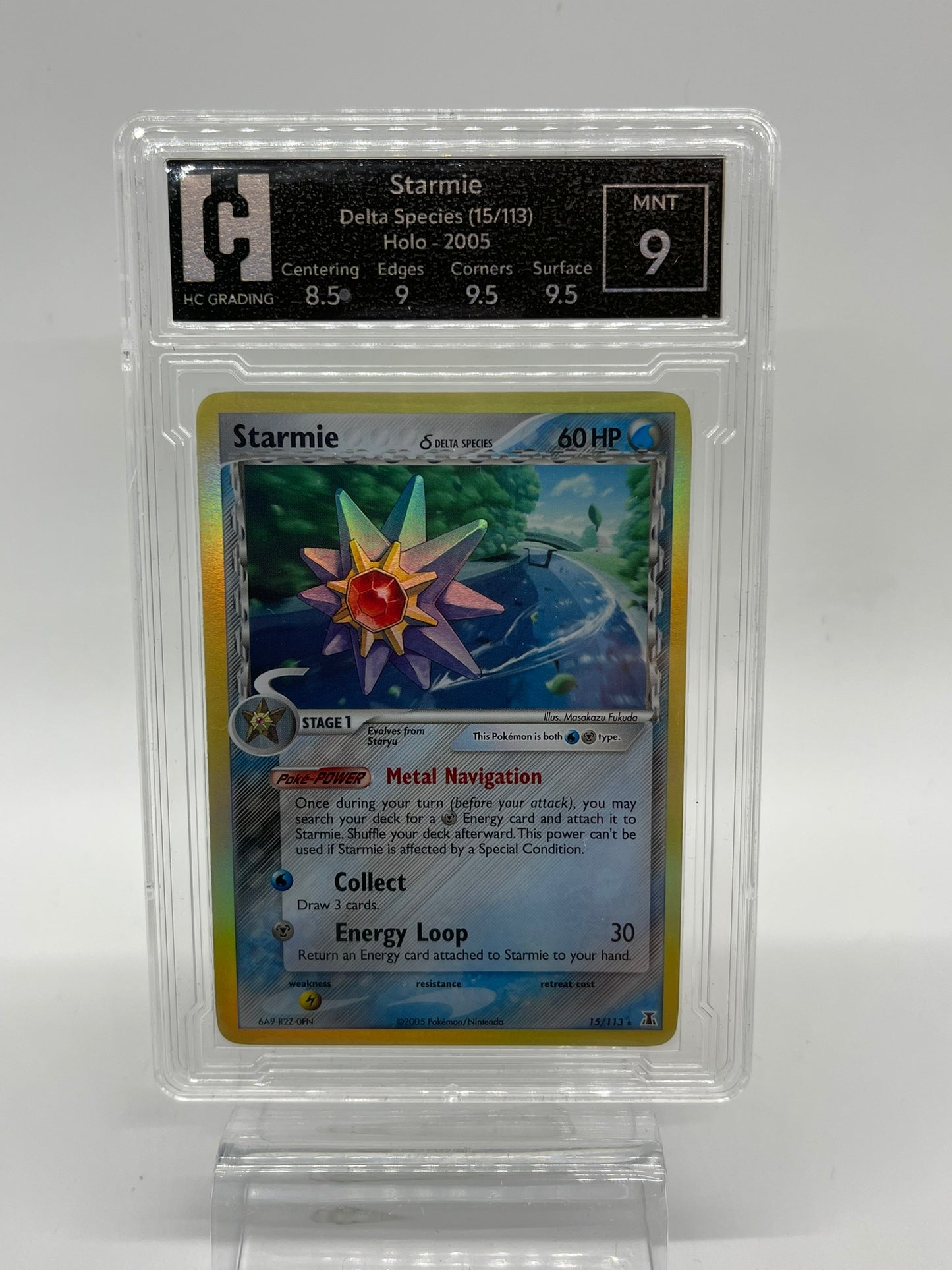 Starmie - Delta Species 15/113 HG Grading 9.0