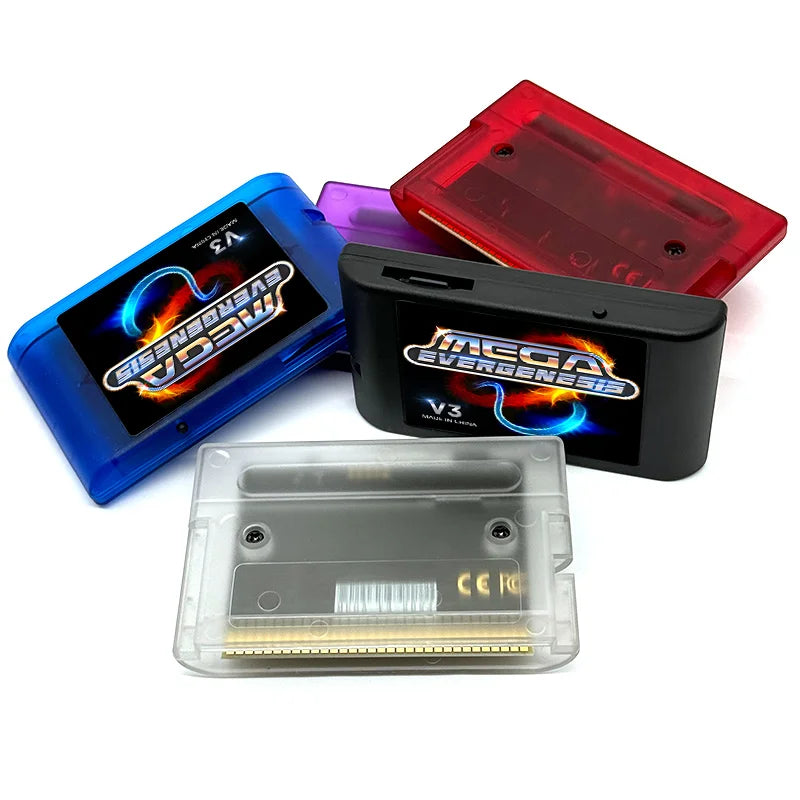 Mega Drive V3.0 Pro EDMD Remix MD V3 Game Cartridge for SEGA Megadrive GENESIS US/JP/EU 16-Bit Video Game Console
