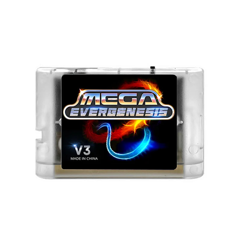 Mega Drive V3.0 Pro EDMD Remix MD V3 Game Cartridge for SEGA Megadrive GENESIS US/JP/EU 16-Bit Video Game Console