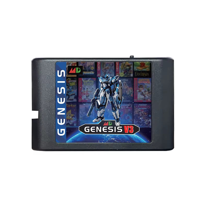 Mega Drive V3.0 Pro EDMD Remix MD V3 Game Cartridge for SEGA Megadrive GENESIS US/JP/EU 16-Bit Video Game Console