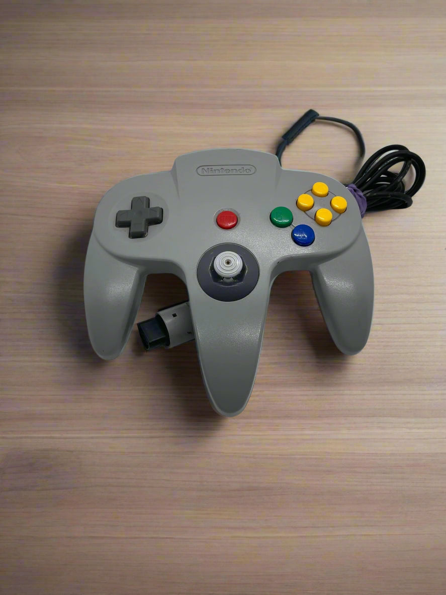 N64 Console with Grey Controller