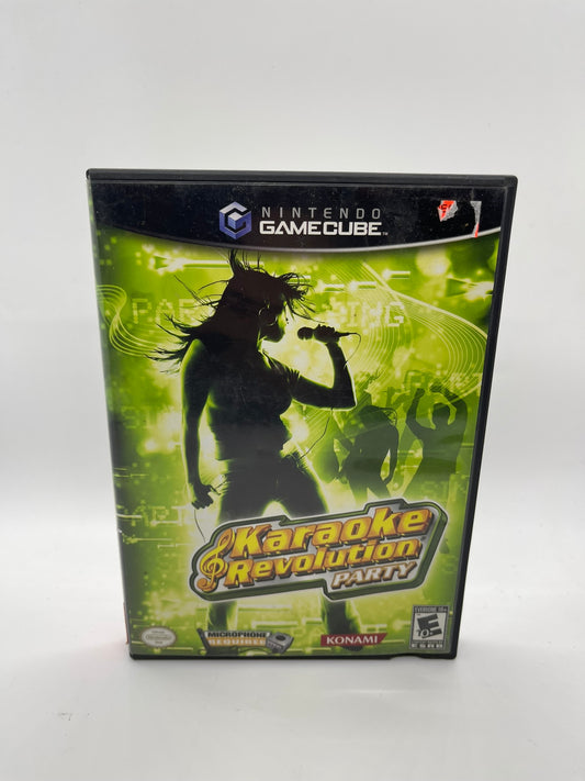 Karaoke Revolution Party (Nintendo GameCube, 2005) Complete with manual
