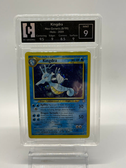 Kingdra - Neo Genesis 8/111 - HG Grading 9.0