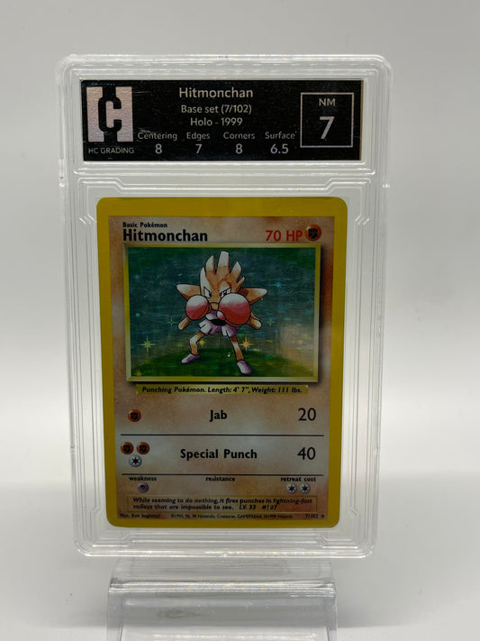 Hitmonchan - Base Set - HG Grading 7.0