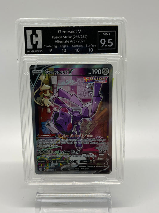 Genesect V - Fusion Strike 255/264 - HG Grading 9.5