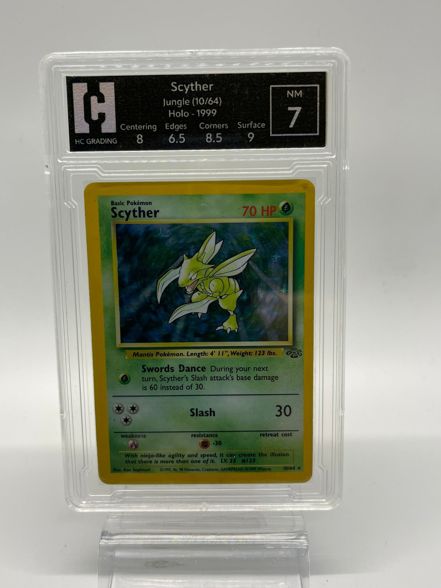 Scyther - Jungle 10/64 - HG Grading 7.0